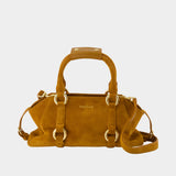 Sac À Main Farringdon Small - Alexander McQueen - Cuir - Marron