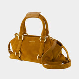 Sac À Main Farringdon Small - Alexander McQueen - Cuir - Marron