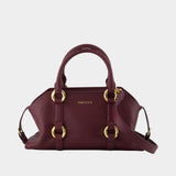 Sac À Main Farringdon Small - Alexander McQueen - Cuir - Bordeaux