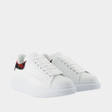 Sneakers Oversized - Alexander McQueen - Cuir - Rouge