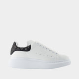 Sneakers Oversized - Alexander McQueen - Cuir - Noir