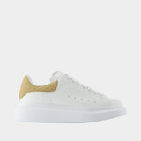 Sneakers Oversized - Alexander McQueen - Cuir - Beige