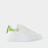 Sneakers Oversized - Alexander McQueen - Cuir - Vert