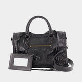 Sac À Main Le City S - Balenciaga - Cuir - Noir
