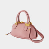Sac À Main Bolero Bowl Mini - Balenciaga - Cuir - Rose