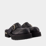 Mules Venom - Balenciaga - Cuir - Noir