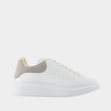 Sneakers Oversized - Alexander McQueen - Cuir - Gris