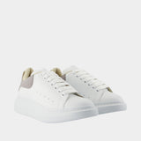 Sneakers Oversized - Alexander McQueen - Cuir - Gris