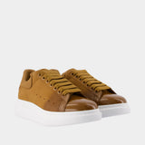 Sneakers Oversized - Alexander McQueen - Cuir - Marron