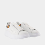 Sneakers Oversized - Alexander McQueen - Cuir - Blanc