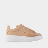 Sneakers Oversized - Alexander McQueen - Cuir - Beige