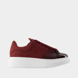 Sneakers Oversized - Alexander McQueen - Cuir - Bordeaux