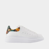 Sneakers Oversized - Alexander McQueen - Cuir - Blanc
