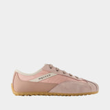 Sneakers Boxe - Alexander McQueen - Cuir - Rose