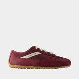 Sneakers Boxe - Alexander McQueen - Cuir - Bordeaux