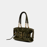 Sac Porté Épaule Anthem - Balmain - Cuir - Vert
