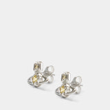 Boucles D'oreilles Lee Orb - Vivienne Westwood - Métal - Jaune
