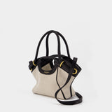 Sac À Main Small - Balmain - Cuir - Ivoire