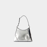 Sac Porté Épaule Linda - Staud - Cuir - Argenté