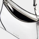 Sac Porté Épaule Linda - Staud - Cuir - Argenté