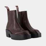 Bottines Billie - Camper - Cuir - Bordeaux