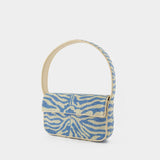Sac Porté Épaule Tommy Beaded - Staud - Synthétique - Bleu