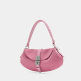 Sac Porté Épaule B Kat - Ganni - Synthétique - Rose
