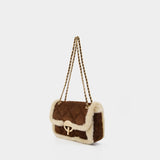 Sac À Bandoulière Moon Moyen - Vanessa Bruno - Cuir - Marron