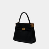 Sac Lee Radziwill Small Double - Tory Burch - Mouton Retourné - Noir