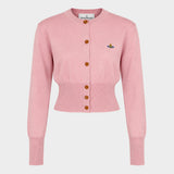 Cardigan Bea Cropped - Vivienne Westwood - Laine - Rose