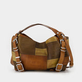 Cabas D-One Top handle M - DIESEL - Cuir - Marron