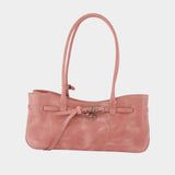 Sac Porté Épaule Grandma Used - Margesherwood - Cuir - Rose
