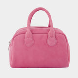 Sac À Main Soft Bowling - Margesherwood - Cuir - Rose