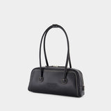 Sac Porté Épaule Soft Boston Ew - Margesherwood - Cuir - Noir
