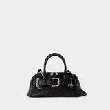 Sac Porté Épaule Zip Brocle Mini - Osoi - Cuir - Noir
