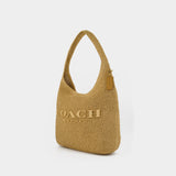 Sac Porté Épaule Weave Straw Brooklyn 39 - Coach - Cuir - Beige