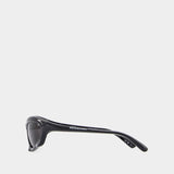Lunettes De Soleil Bb0229s - Balenciaga - Acétate - Noir