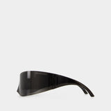 Lunettes De Soleil Bb0299s - Balenciaga - Acétate - Gris