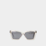 Lunettes De Soleil Sl 657/f - Saint Laurent - Acétate - Beige