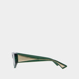 Lunettes De Soleil Bv1277s - Bottega Veneta - Acétate - Vert