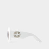 Lunettes De Soleil Gg1647s - Gucci - Acétate - Blanc