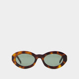 Lunettes De Soleil Sl M136 - Saint Laurent - Acétate - Havana