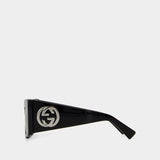 Lunettes De Soleil Gg1842s - Gucci - Acétate - Noir