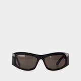 Lunettes De Soleil Bb0395s - Balenciaga - Acétate - Noir