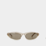 Lunettes De Soleil Bb0402s - Balenciaga - Acétate - Beige