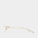 Lunettes De Soleil Sl 97 - Saint Laurent - Métal - Doré