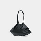 Sac Porté Épaule Manta - Alexander McQueen - Cuir - Noir