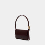 Sac Dorian Pocket - Victoria Beckham - Cuir - Bordeaux