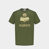 T-Shirt Zewel - Isabel Marant - Lin - Kaki