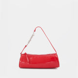 Sac Porté Épaule Cindy Cylinder - Vivienne Westwood - Cuir - Rouge